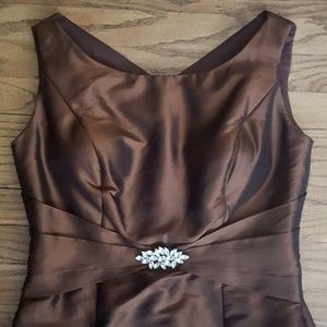 Chocolate Brown Formal Dress